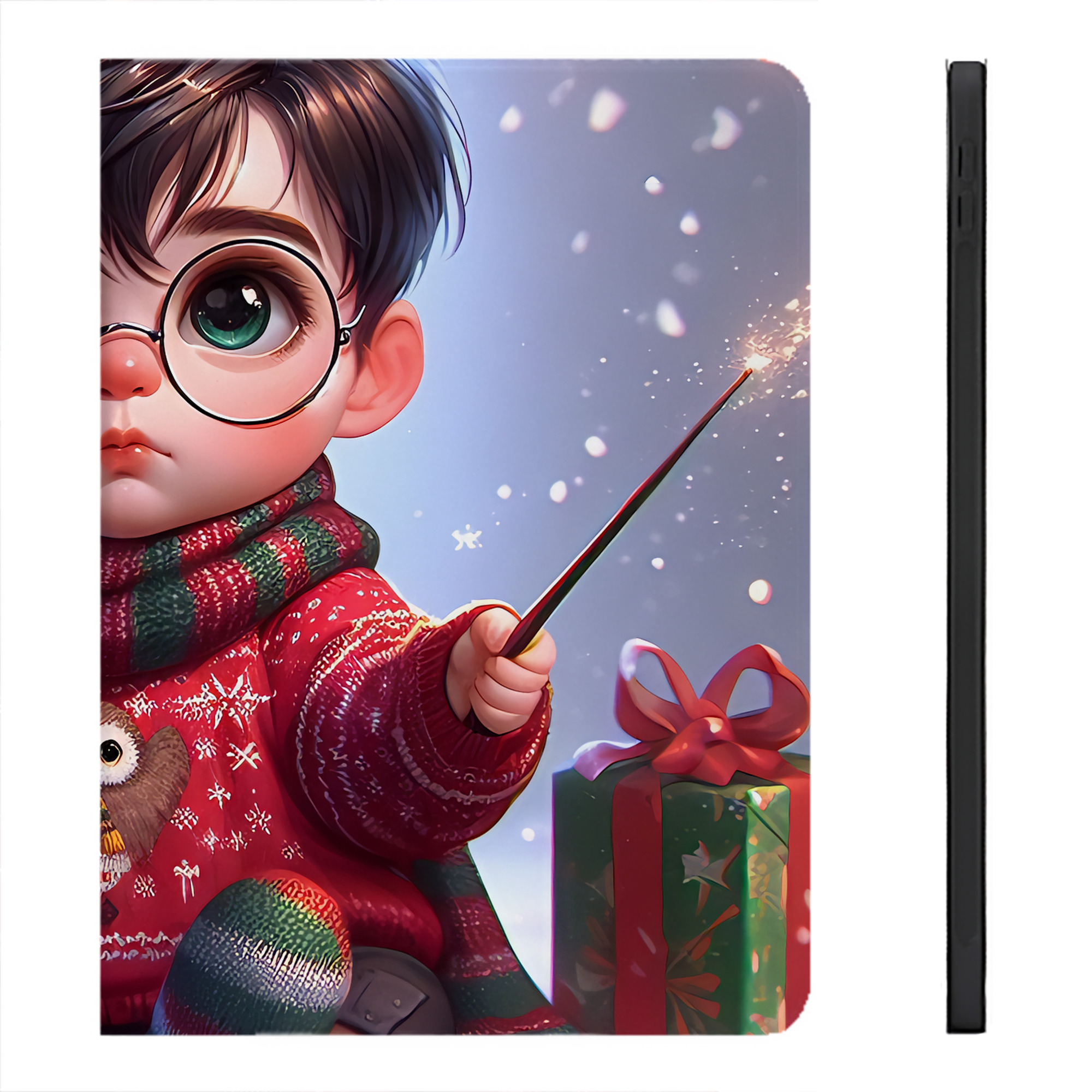 （画像用） Harry Potter ハリー・ポッターシリーズ IPadケース ペンホルダー付き ブックスタイルデザイン